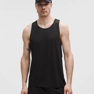 lululemon athletica Men's Fast and Free Black Tank Top